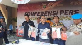 Barang bukti kasus pembunuhan Naufal Zidan mahasiswa UI, di Depok. (Dok. Suara serang)