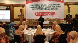 DWP Kukar Bersama DP3A Kukar Gelar Pelatihan Table Manner di Tenggarong (ist)