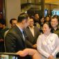Ketua DPR Puan Maharani datang ke acara peluncuran buku tetralogi transformasi Ketua Umum Demokrat Agus Harimurti Yudhoyono (AHY) di Djakarta Theater XXI, Menteng, Jakarta Pusat, Kamis (10/8). (Dok. Viva.co.id)