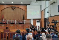 Ilustrasi sidang perkara kematian Brigadir J di PN Jaksel  (voi.id)