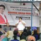 Ketua Fraksi PDIP DPRD Kaltim Ananda Emira Moeis saat menggelar Sosbang di Sambutan. [Ist]