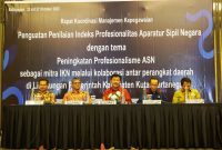 Sunggono Dorong Penguatan Profesionalisme ASN dalam Rapat Manajemen Kepegawaian (ist)
