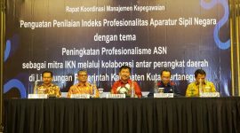 Sunggono Dorong Penguatan Profesionalisme ASN dalam Rapat Manajemen Kepegawaian (ist)