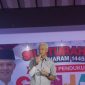 Bakal Calon Presiden (Bacapres) Ganjar Pranowo saat berada di acara silahtuhami 1 Muharam 1445 H Relawan Pendukung Ganjar, yang digelar di GSG Senayan, Rabu (19/5/2023). (Dok. Tribun)