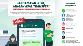 Masyarakat diminta agar tidak mentransfer uang ke rekening yang tidak dikenal. [Foto: Ist]