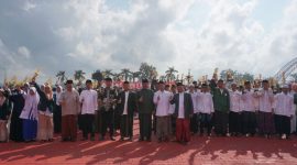 Ribuan Santri Kukar Ramaikan Peringatan Hari Santri Nasional ke-9 (ist)