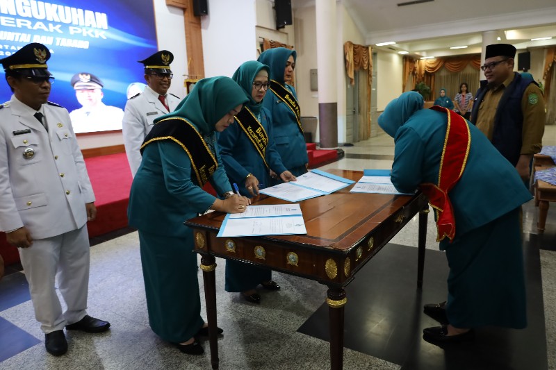 Maslianawati Edi Damansyah Pimpin Pelantikan TP PKK dan Bunda PAUD (ist)