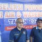 Ketua Umum PSAWI Kaltim Saefuddin Zuhri (tengah kanan memakai topi) di dampingi Sekretaris Umum PSAWI Kaltim Deny Fahrianur (tengah kiri). Ist