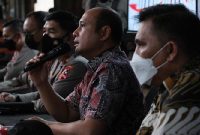 Direktur Tindak Pidana Tertentu (Tipiter) Bareskrim Polri Brigjen Pol Pipit Rismanto (kedua kanan) menyampaikan keterangan pers (tempo.co)