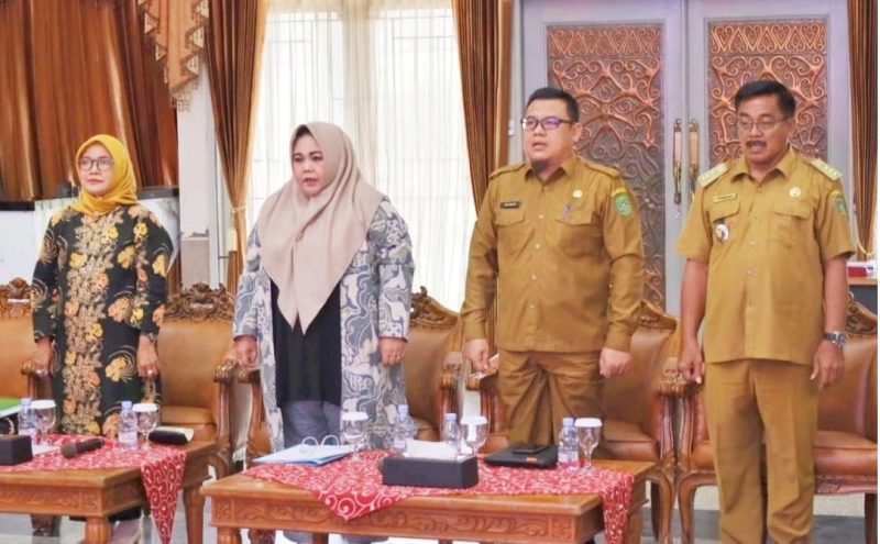 Ketua PKK Kukar Memimpin Rapat Persiapan HKG PKK Ke 51 di Kota Bangun  (ist)