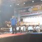 Ketua Umum DPP SiJAKA Saefuddin Zuhri, saat sambutan pada malam puncak HUT ke-1 di Gor Kadrie Oening, Samarinda. [KanalAnalisis.com]