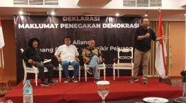 Agenda  Deklarasi Maklumat Penegakan Demokrasi Oleh Aliansi Pejuang-Pemikir Pemikir-Pejuang. (Istimewa)