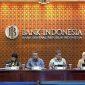 Perry Warjiyo selaku Gubernur Bank Indonesia memberikan keterangan pada jumpa pers hasil Rapat Dewan Gubernur di Jakarta, Selasa (25/7/2023). (Dok. Head Topics)