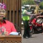 I Wayan Koster selaku Gubernur Bali memberikan larangan untuk para wisatawan mancanegara (wisman) atau turis asing sewa motor di Pulau Dewata. (Dok. Tribun)