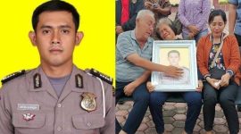 Bripka AS, salah satu anggota Sat Lantas Polres Samosir yang diduga bunuh diri minum racun sianida. (Dok. Tribun Aceh)