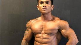 Binaragawan Justyn Vicky. (Tangkapan Layar Instagram @justynvickybali_island)