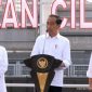 Presiden Joko Widodo melakulan peresmian Sodetan Ciliwung, Jakarta Timur, Senin (31/7/2023). Setelah 11 tahun proyek antisipasi banjir Jakarta tersebut akhirnya selesai dibangun dan dapat beroperasi. (Dok. TribunNews)