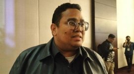 Rahmat Bagja selaku Ketua Bawaslu RI ketika Ditemui di Hotel Fairmont Jakarta, Jakarta Pusat, Selasa (18/7/2023). [Dok. Tribun News]
